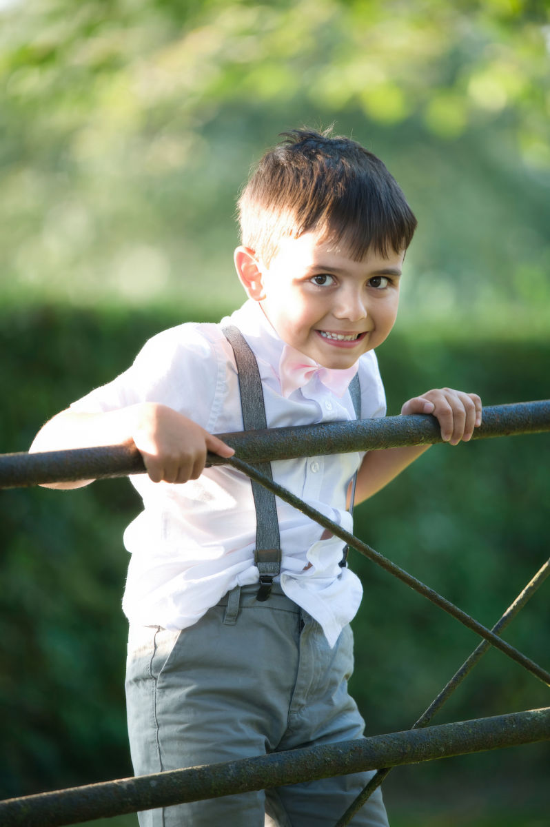 Small boy enjoying a wedding celebration at Lyme Breeze near Macclesfield