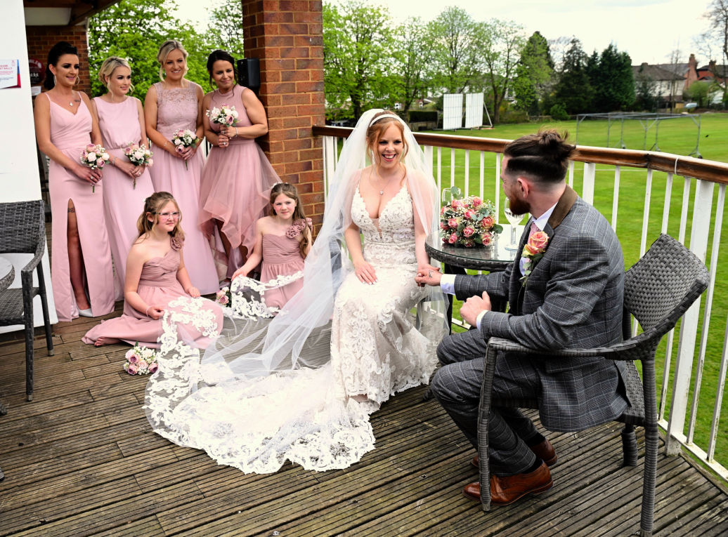 Romantic micro wedding photography in Cheshire